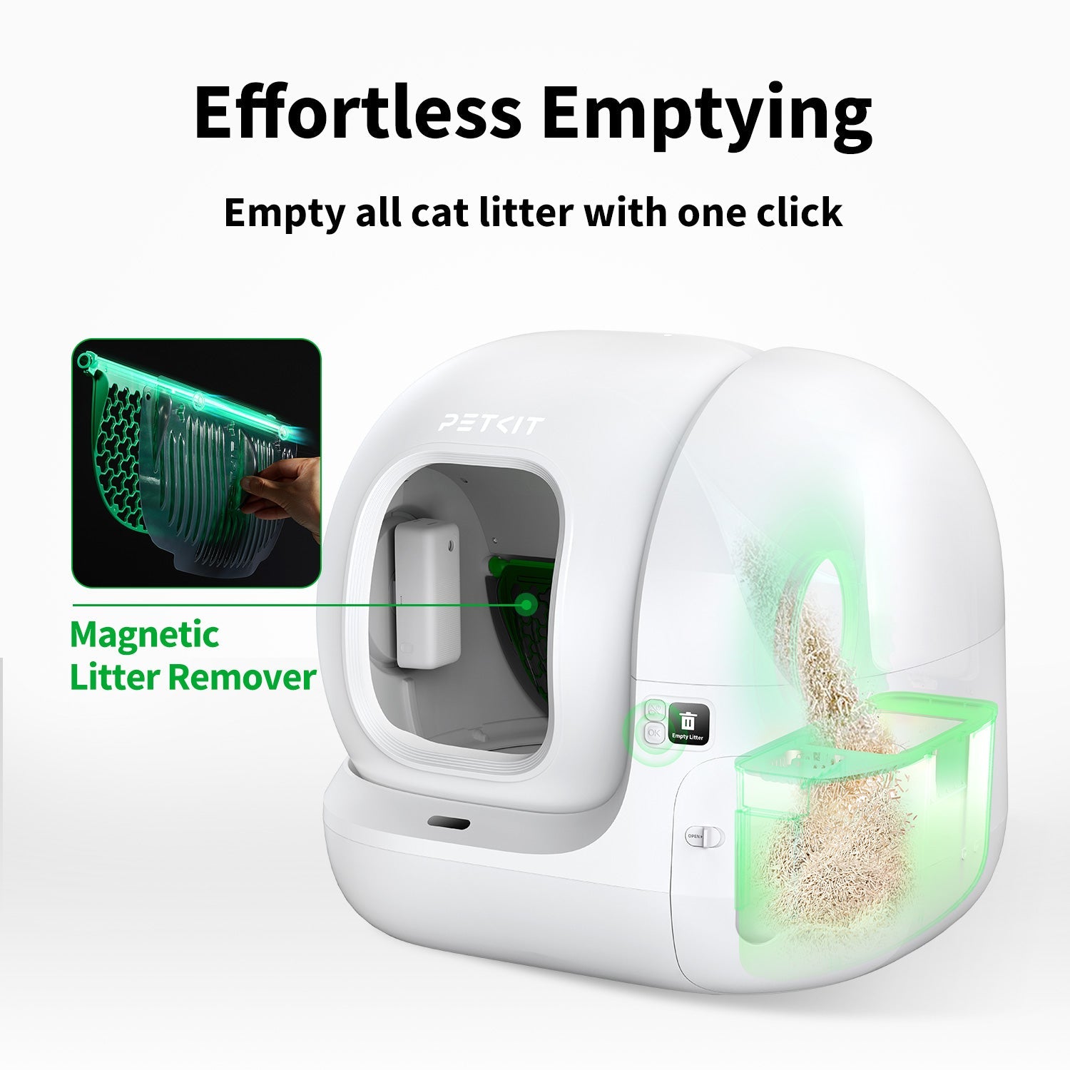 PETKIT Magnetic Cat Litter Remover Set