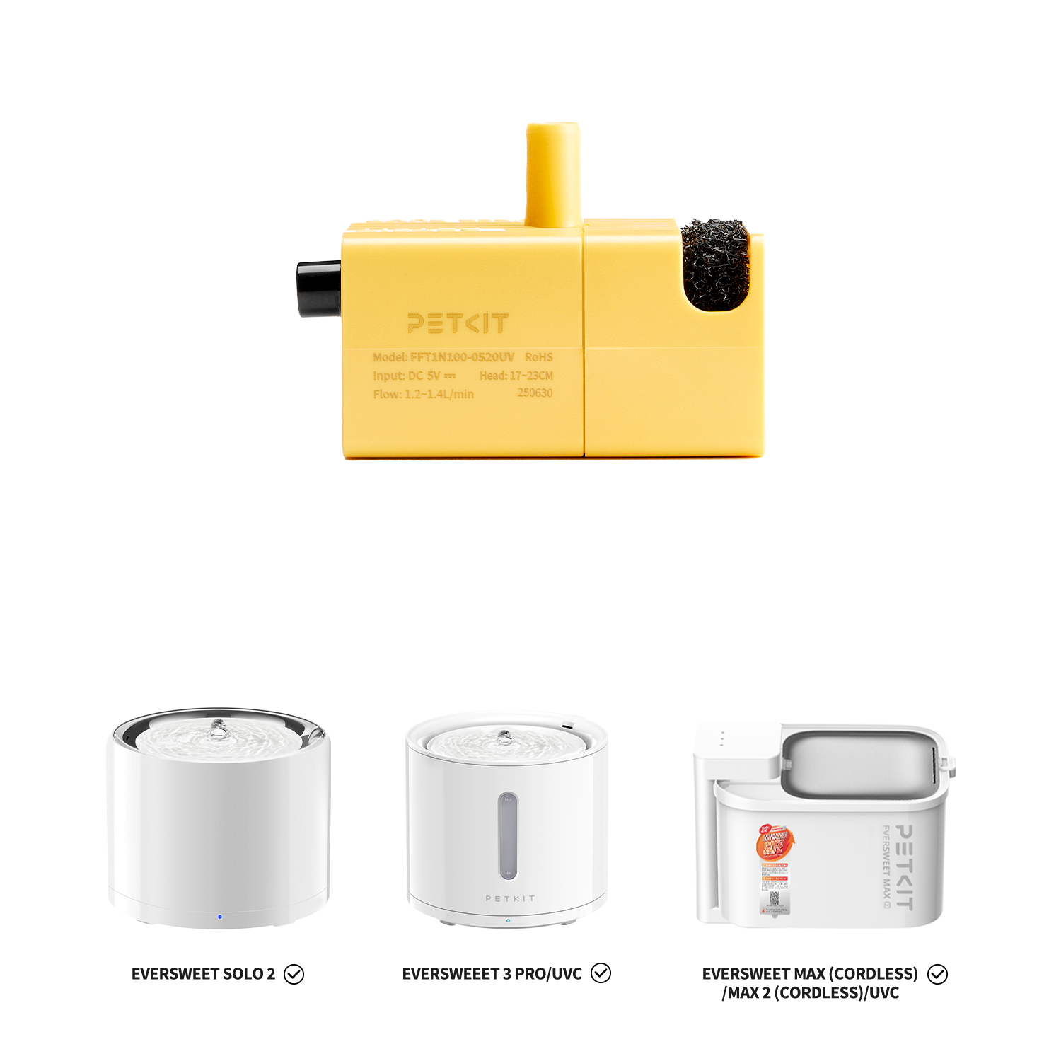 Wireless Water Pump FFT1-2 (UVC)