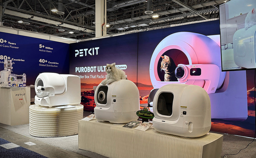 PETKIT CES 2025 event display