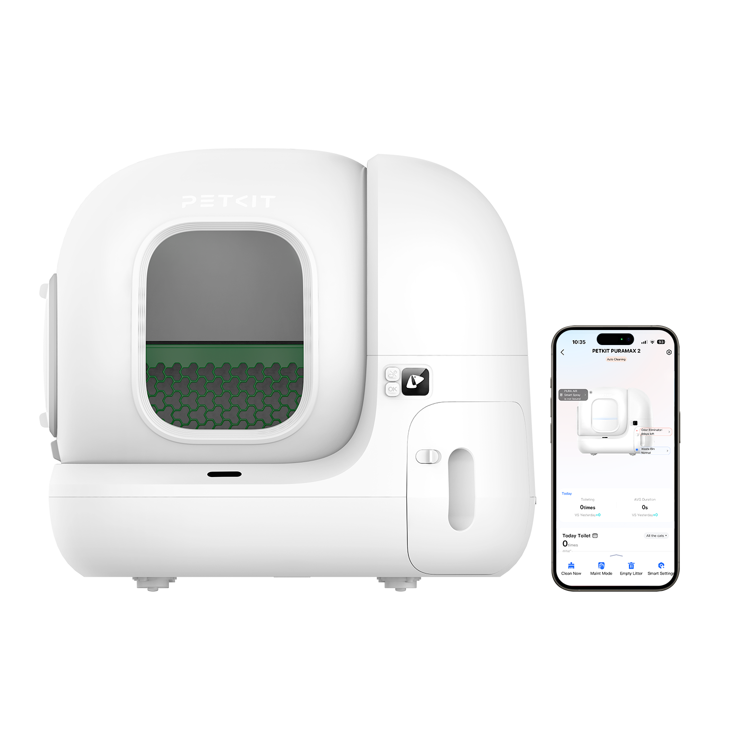 PETKIT PuraMax 2 automatic litter box package contents
