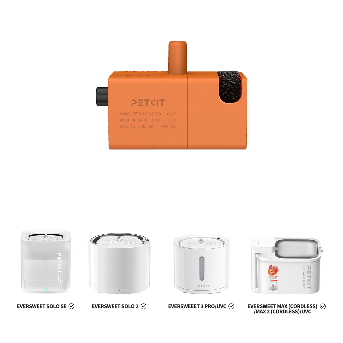 PETKIT Wireless Water Pump FFT1-2