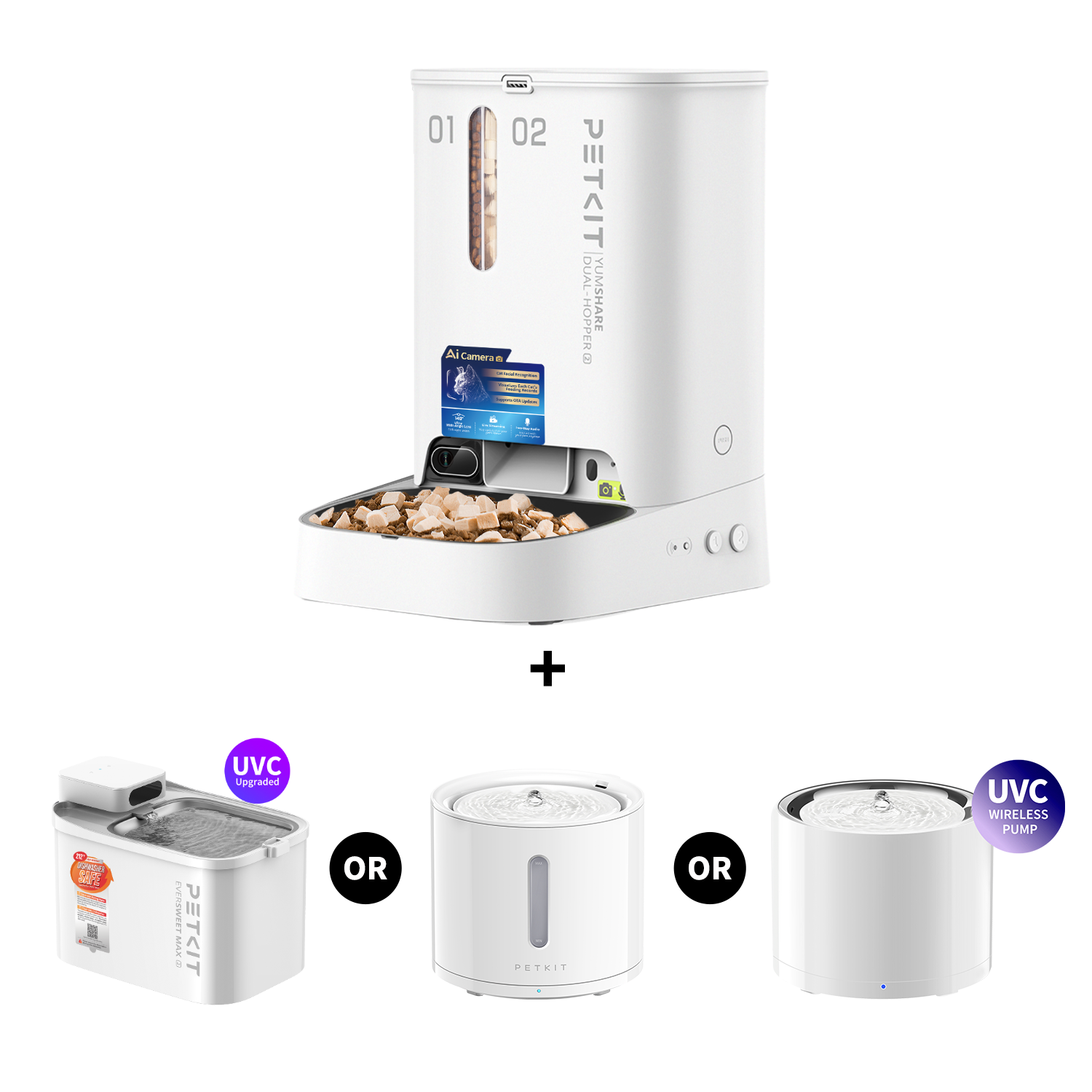 YumShare Dual Hopper 2+EverSweet Fountain
